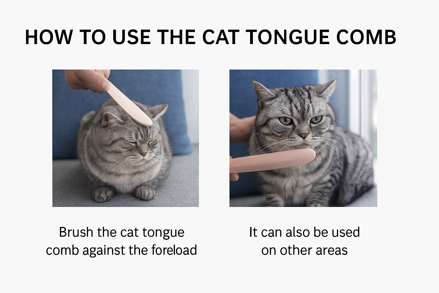 🐱 Cat Groomer – Cat Tongue Inspired Pet Comb